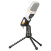 Microphone Avec Support Trépied Snopy SN-340M / Blanc