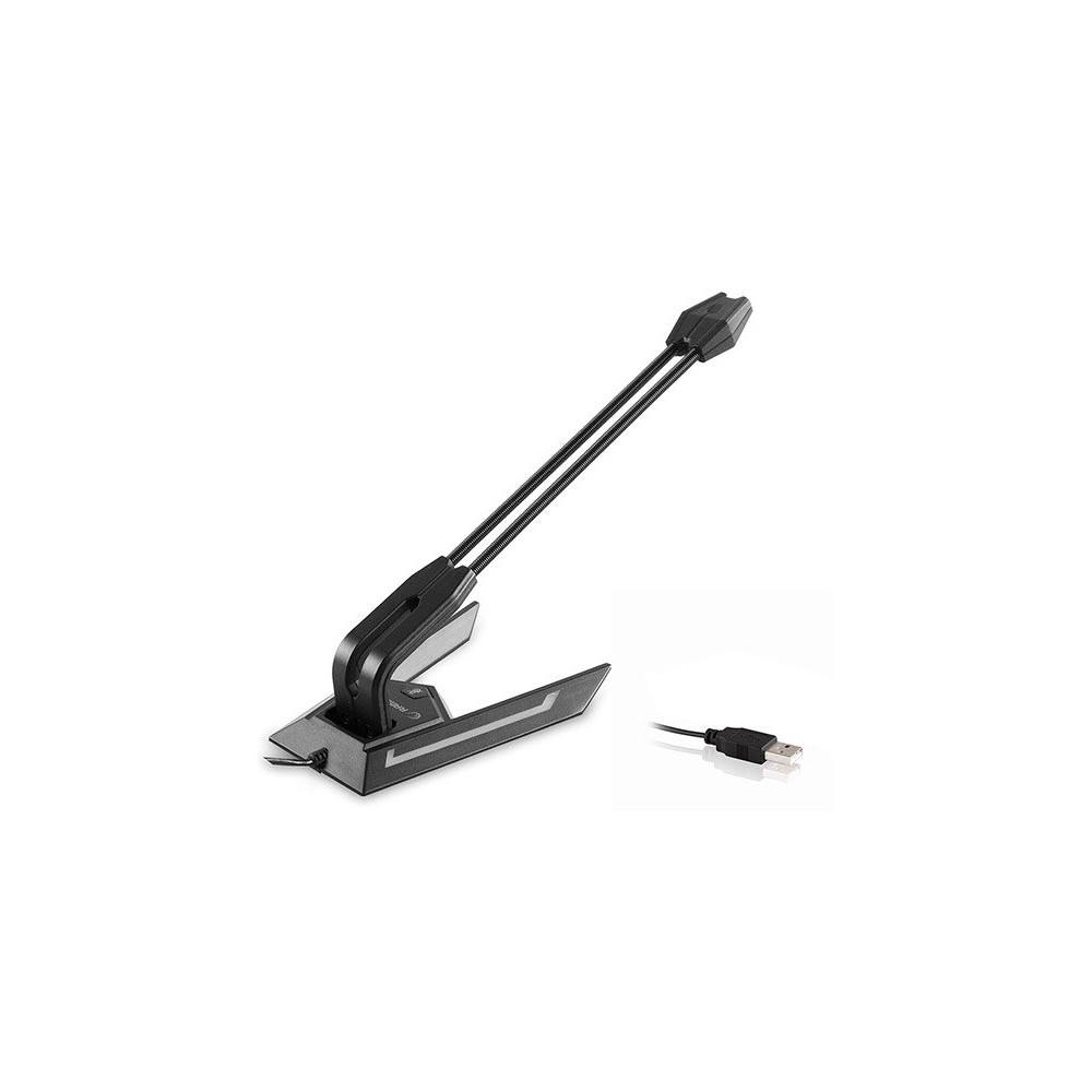 Microphone USB Avec Support Snopy Rampage SN-RM7X / Noir