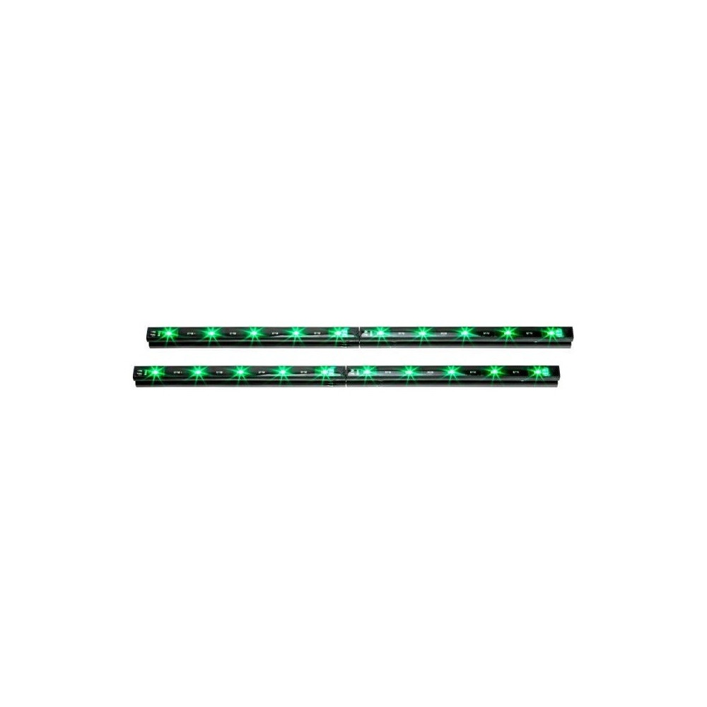 2x Baguette Lumiere LED avec Aimant Xigmatek Xi-ray / Vert