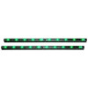 2x Baguette Lumiere LED avec Aimant Xigmatek Xi-ray / Vert