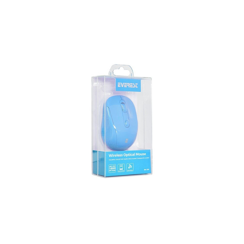 Souris Sans Fil Everest SM-300 / Bleu