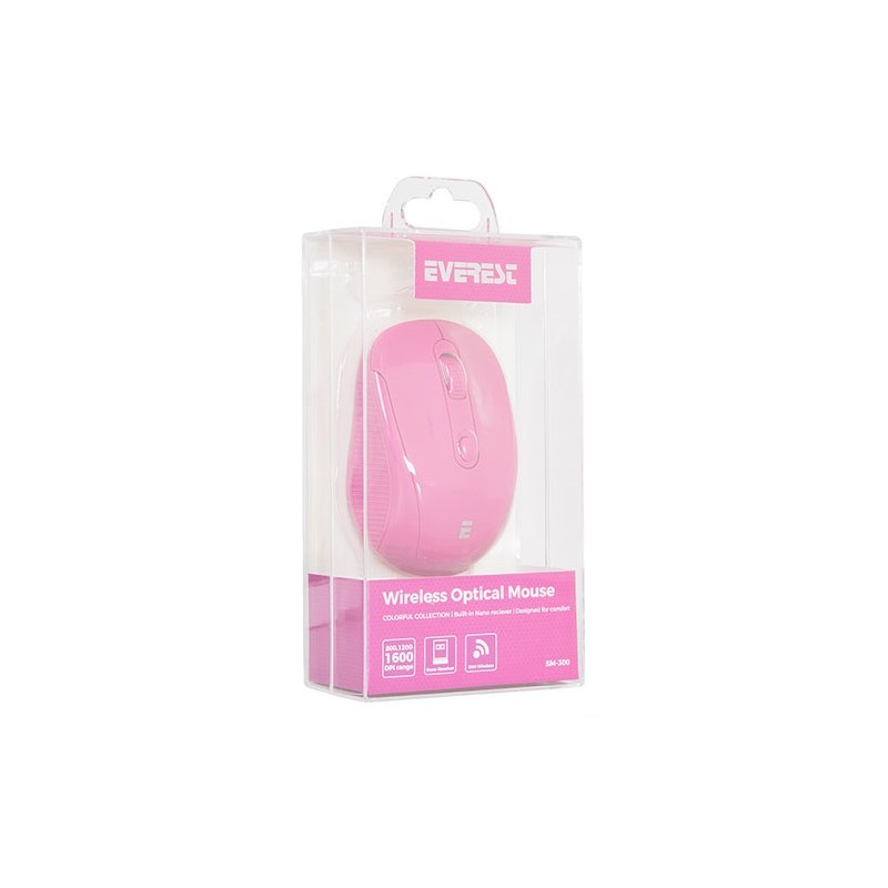 Souris Sans Fil Everest SM-300 / Rose Gold