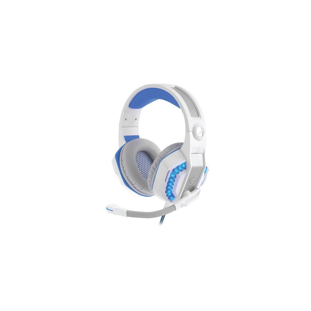 Casque Micro Gaming USB Snopy Rampage Rivia G20 / Blanc & Bleu