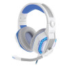 Casque Micro Gaming USB Snopy Rampage Rivia G20 / Blanc & Bleu