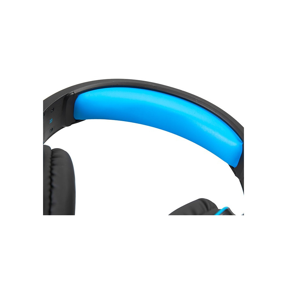 Casque Micro Gaming USB Snopy Rampage Rivia G20 / Blanc & Bleu