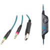 Casque Micro Gaming USB Snopy Rampage Rivia G20 / Blanc & Bleu