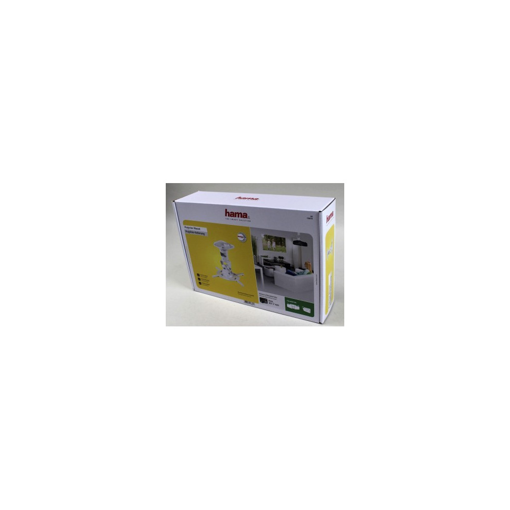Support plafond pour vidéoprojecteur Hama / Blanc