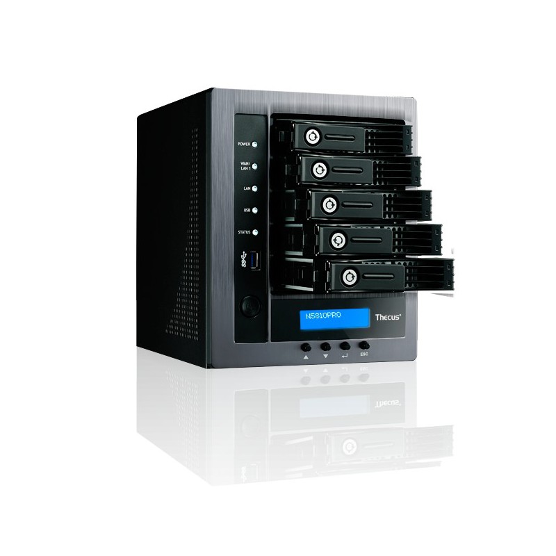 Serveur NAS 5 Baies Thecus N5810PRO / 10To