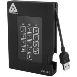 Disque Dur Externe Apricorn 2.5" / 1 To / USB 3.0 Avec Sécurité CODE PIN