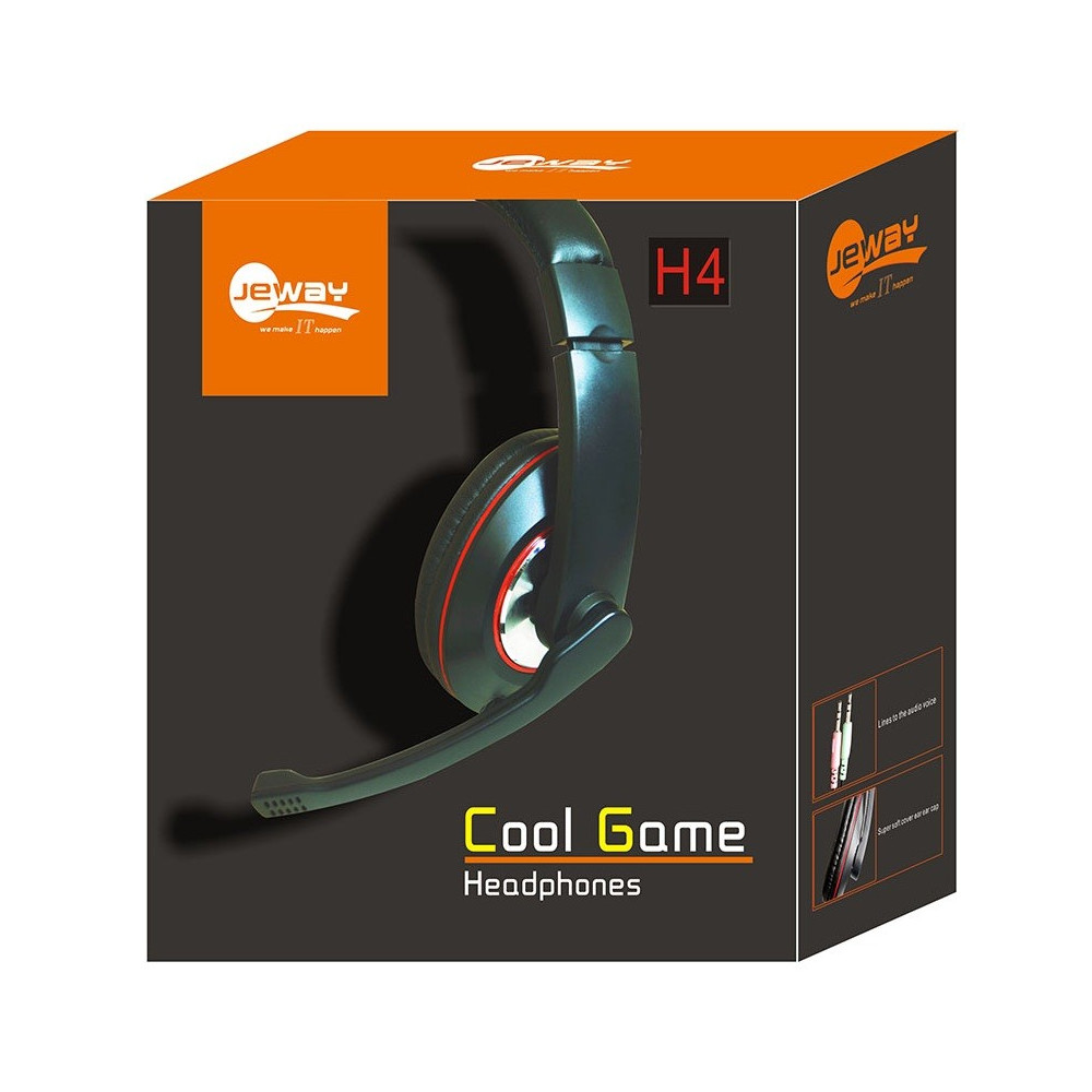 Casque Micro Gaming Jeway H4 / Noir
