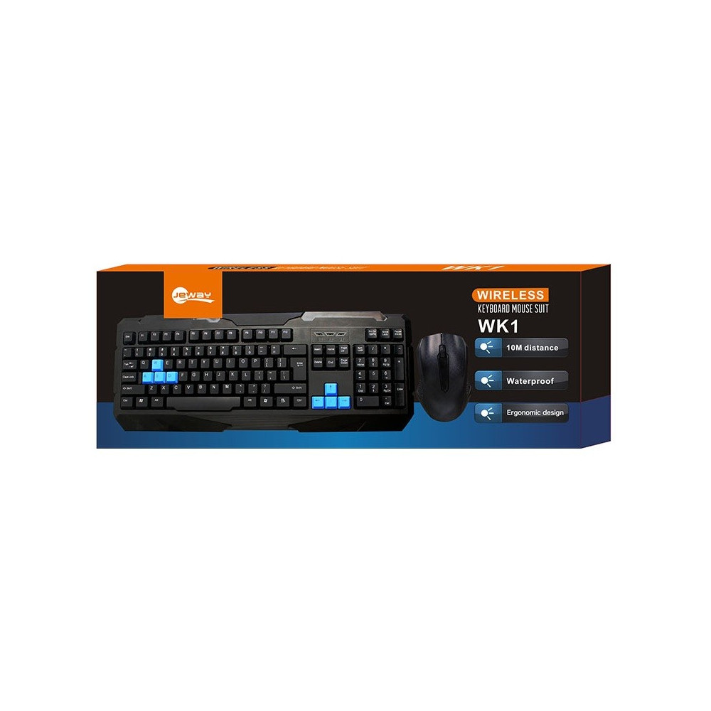 Ensemble Clavier Souris Sans Fil Jeway WK1