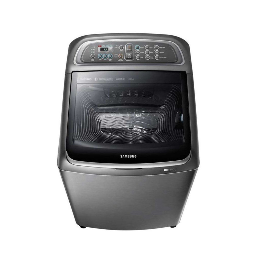 Machine à laver à chargement par le haut Samsung 18 KG / Silver