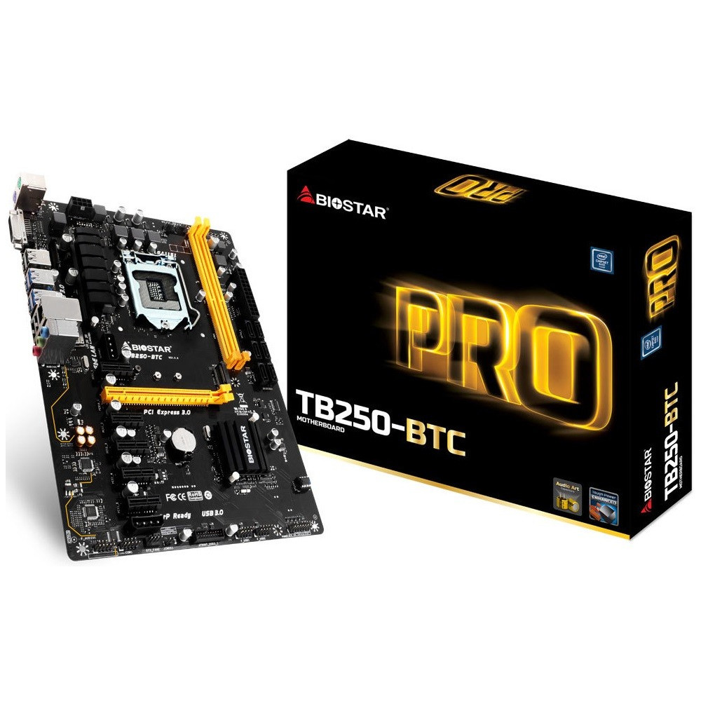 Carte mère Spécial Mining Biostar TB250-BTC