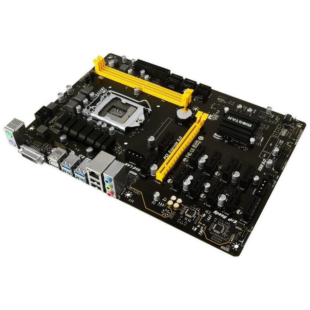 Carte mère Spécial Mining Biostar TB250-BTC Pro