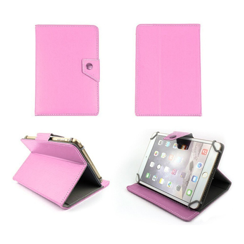 Etui en cuir pour tablette 7" Rose