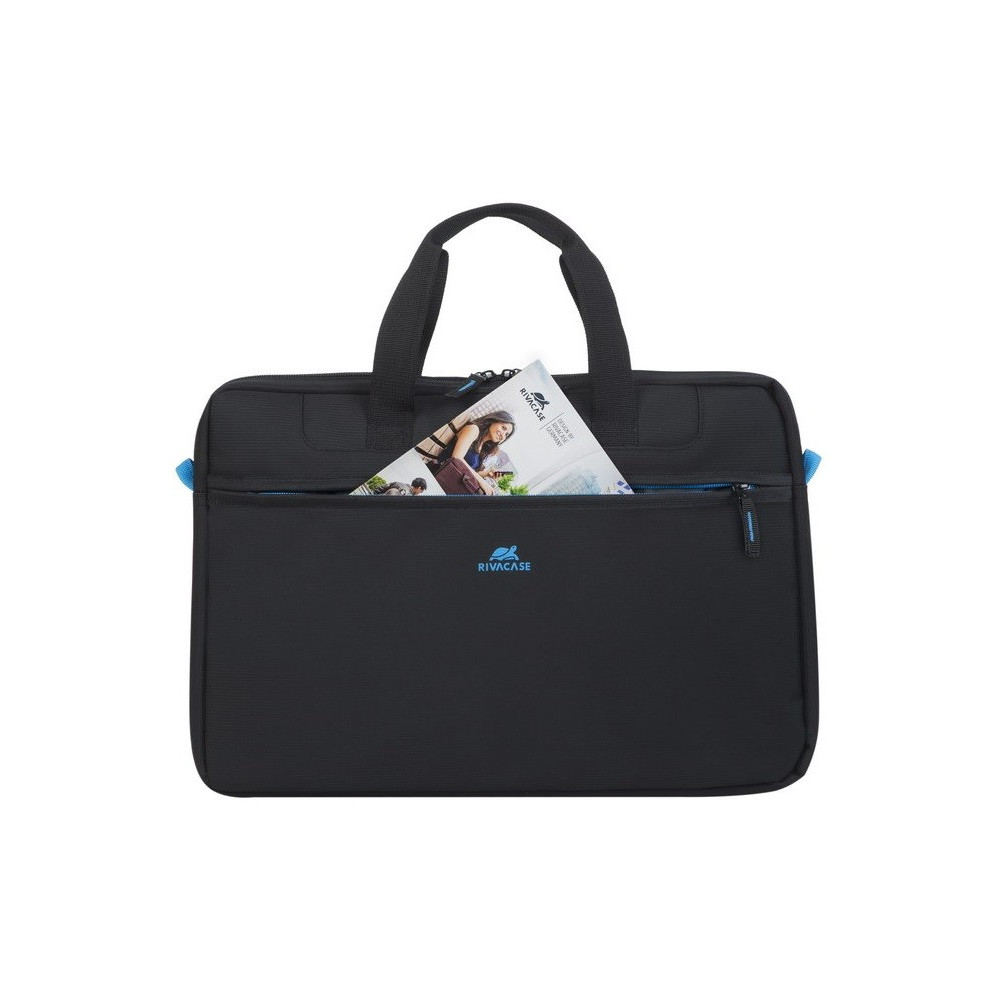 SACOCHE POUR PC PORTABLE RIVACASE 8037 / 15.6" / NOIR