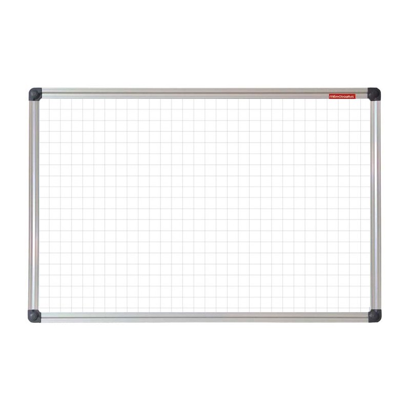 Tableau Blanc magnétique à carreaux 90 x 60 image 0