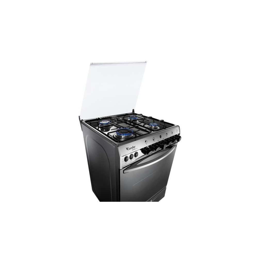 Cuisinière 4 Feux 55 cm Condor Q4510G / Silver