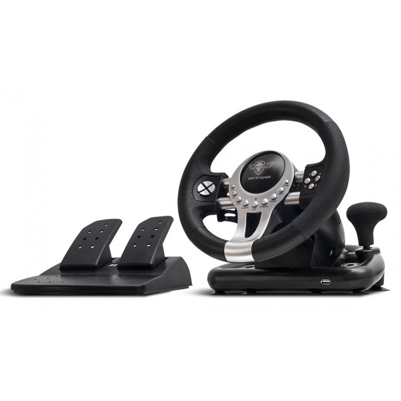 Ensemble volant + pédalier + levier de vitesse Spirit of Gamer Race Wheel Pro 2 image 0