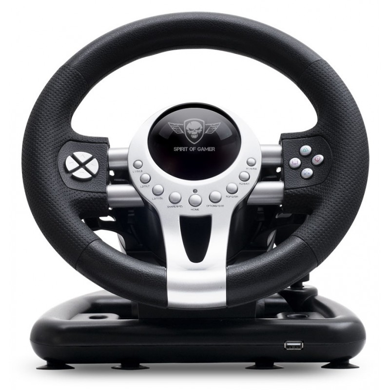 Slide  #2 Ensemble volant + pédalier + levier de vitesse Spirit of Gamer Race Wheel Pro 2
