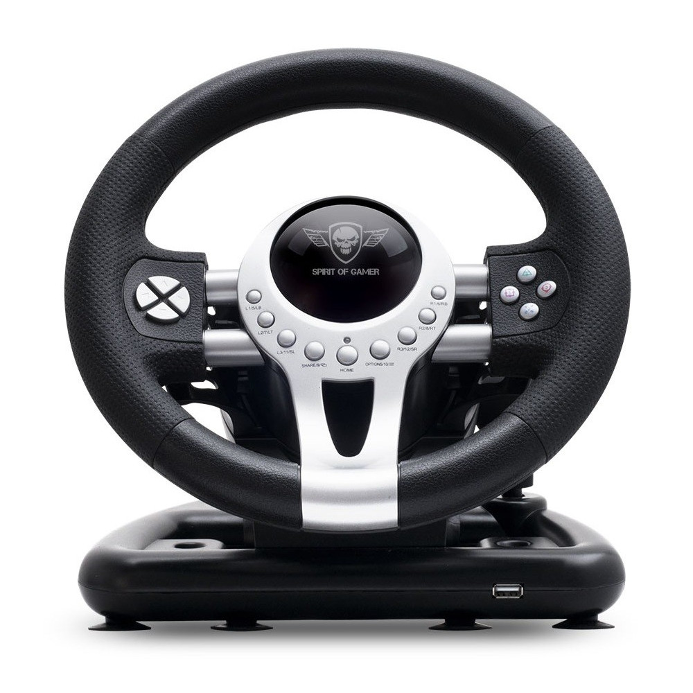 Ensemble volant + pédalier + levier de vitesse Spirit of Gamer Race Wheel Pro 2