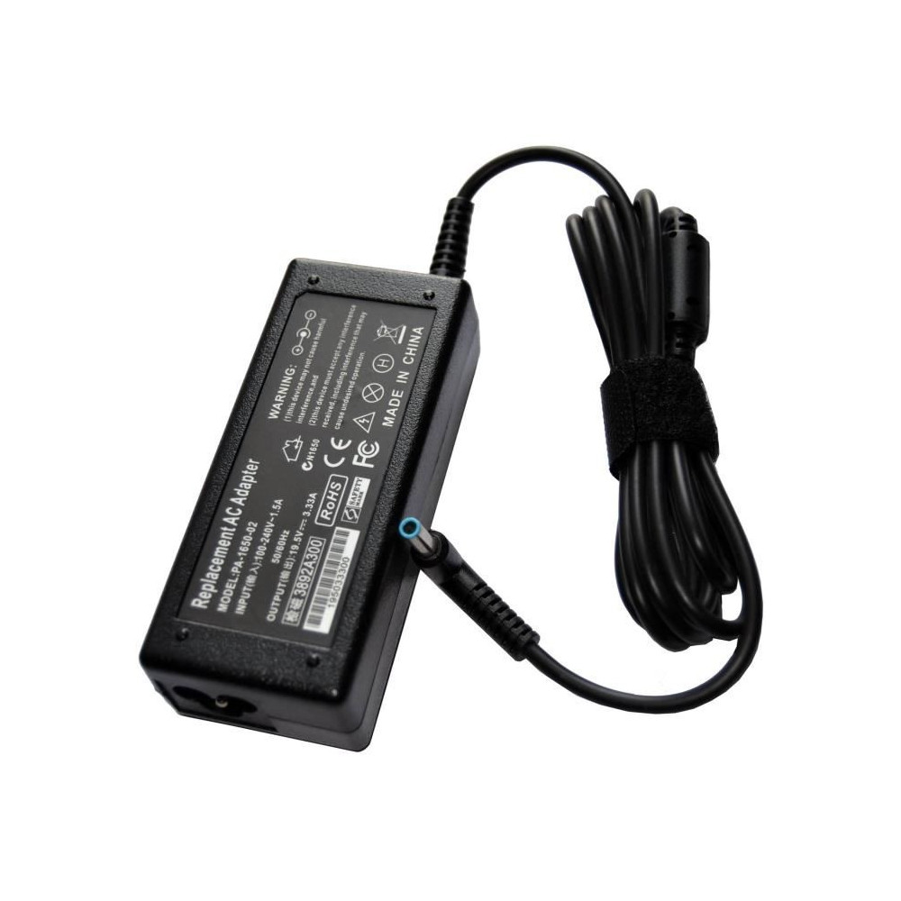 Chargeur pour PC Portable HP 19.5V / 3.33A (4.5 x 3.0mm) 65W + CABLE AC
