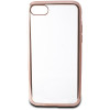 Etui TPU Ksix Brush Flex Pour iPhone 7 / Flex Metal Rose