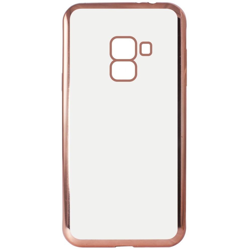 Etui Ksix Métal Flex pour Galaxy A8 Plus / Rose métallique