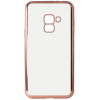 Etui Ksix Métal Flex pour Galaxy A8 Plus / Rose métallique