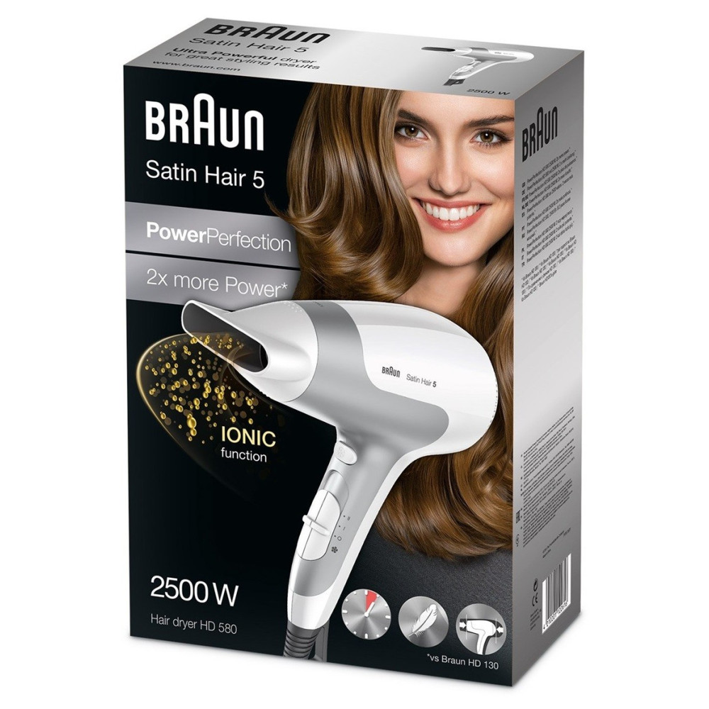 Sèche-cheveux Satin Hair 5 PowerPerfection Braun HD580