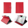 Etui en cuir pour tablette 7" Rouge