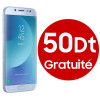 Téléphone Portable Samsung Galaxy J7 Pro / 4G / Double SIM / Bleu + Gratuité 50Dt + SIM Offerte