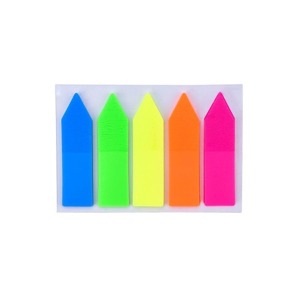 Stick-note Flèche Fluo / 5 couleurs