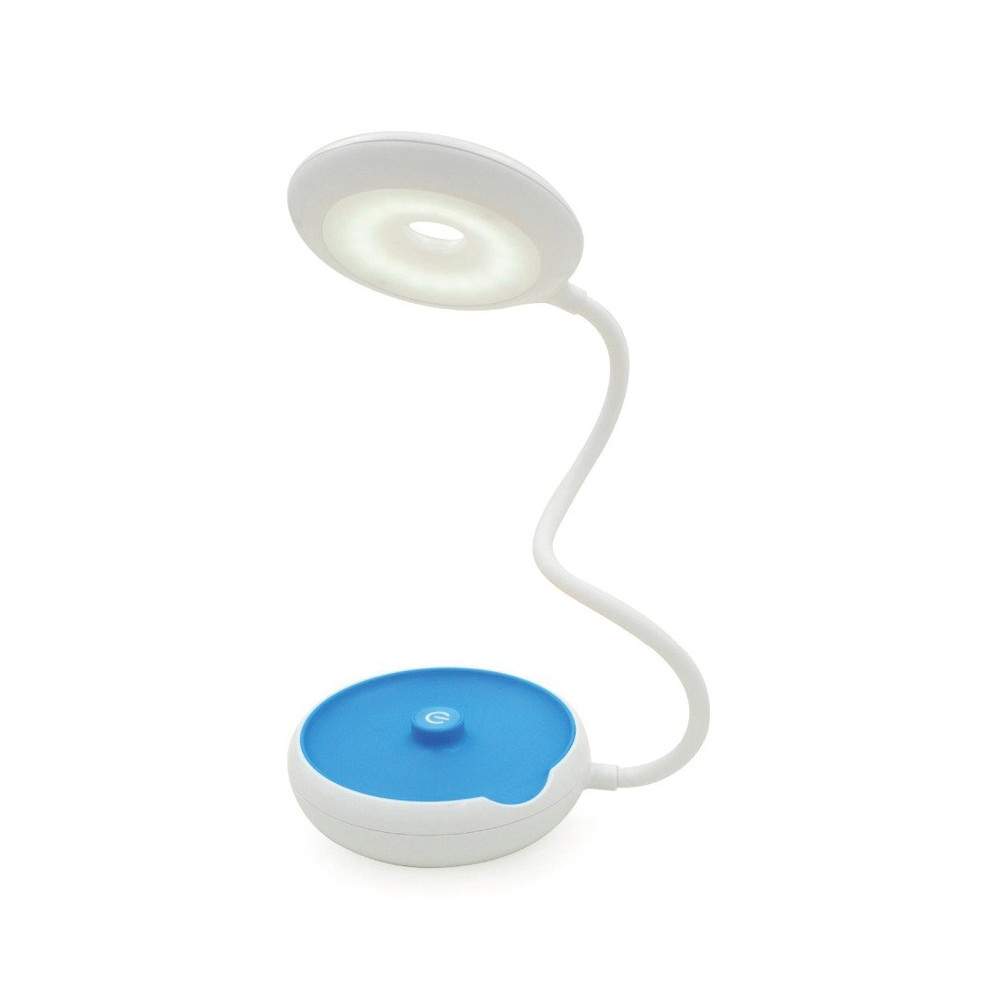Lampe de bureau LED Platinet PDL03B USB / 3.5W / Bleu