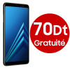 Téléphone Portable Samsung Galaxy A8 Plus / 4G / Noir + Gratuité 70Dt