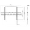 Support Mural SBOX PLB-2546F / 37"-70"