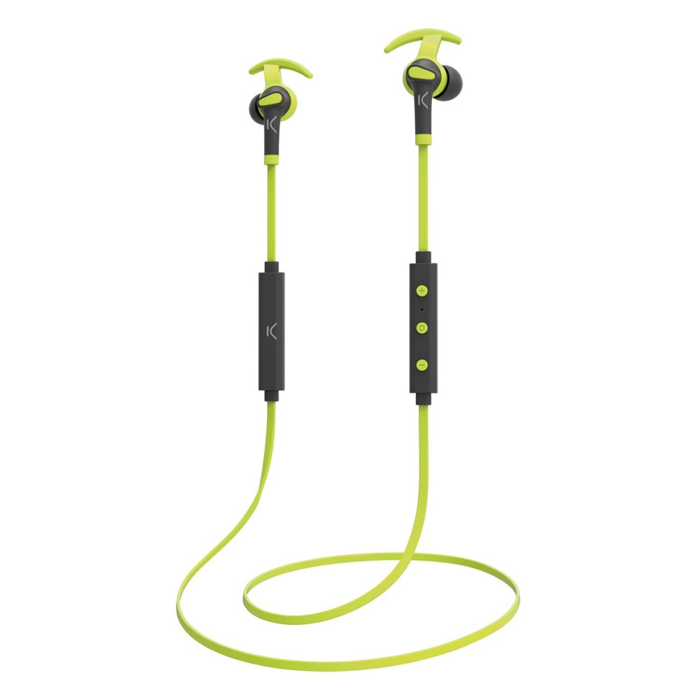 Ecouteurs sans fil Ksix Go & Play Sport 3 / Noir & Vert