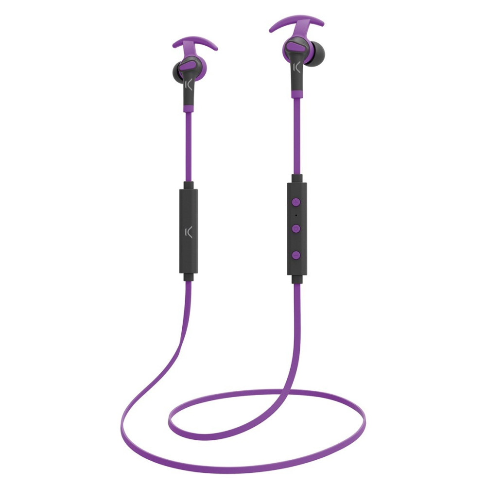 Ecouteurs sans fil Ksix Go & Play Sport 3 / Noir & Violet