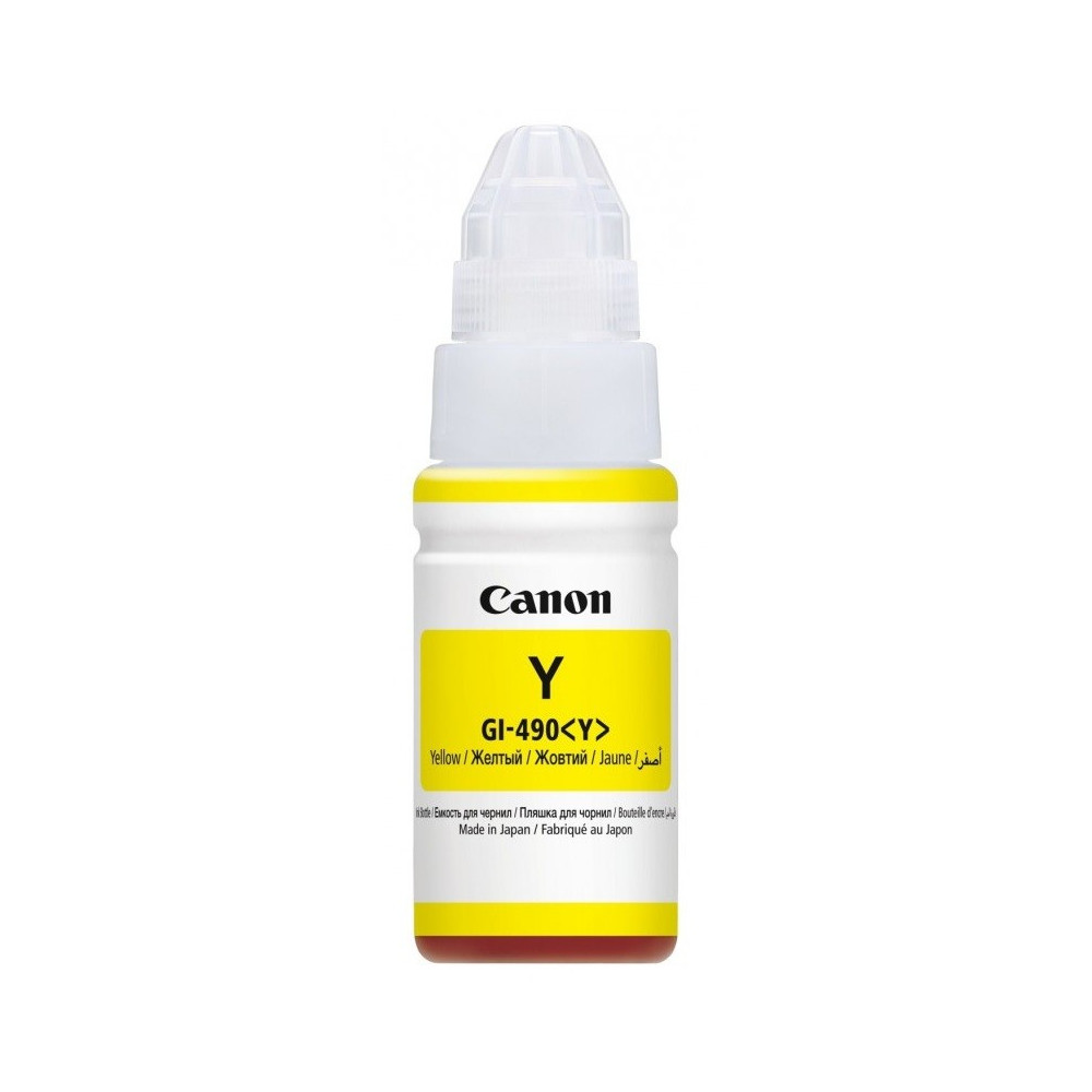 Bouteille d'encre Originale Canon GI-490 Yellow 7000 pages