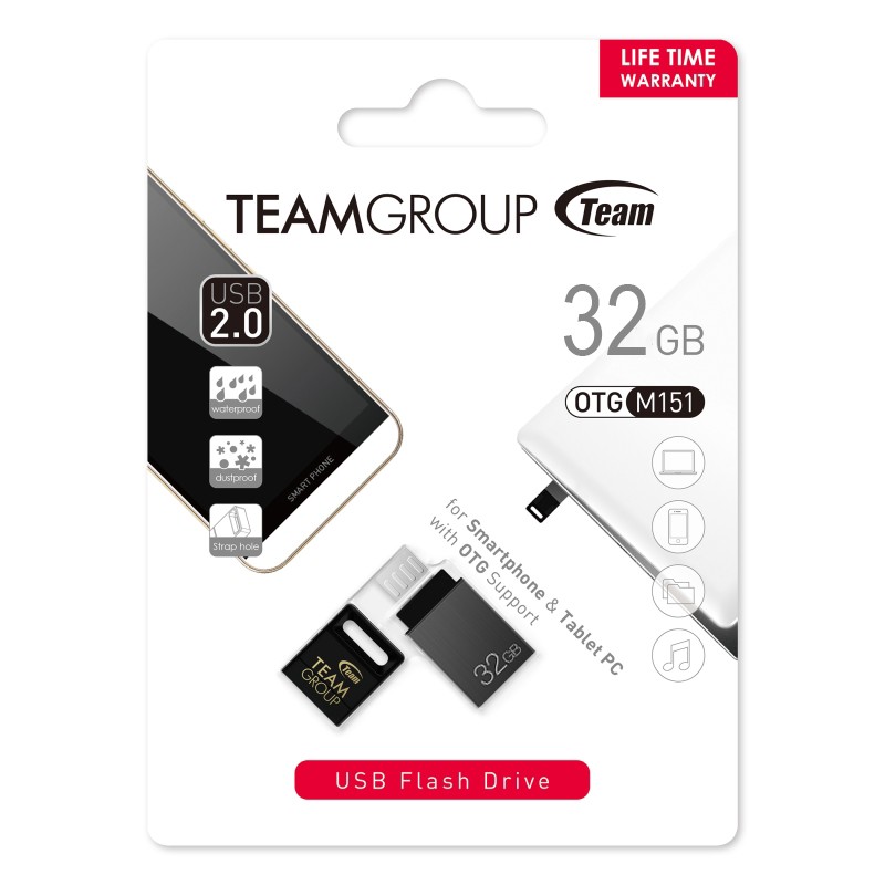 CLÉ USB TEAMGROUP M151 OTG / 32 GO