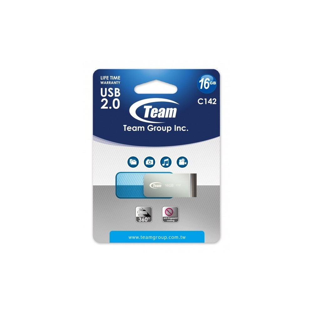 Clé USB 2.0 TeamGroup C142 / 16 Go / Bleu