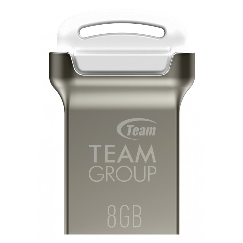 CLÉ USB 2.0 TEAMGROUP C161 / 8 GO / SILVER & BLANC