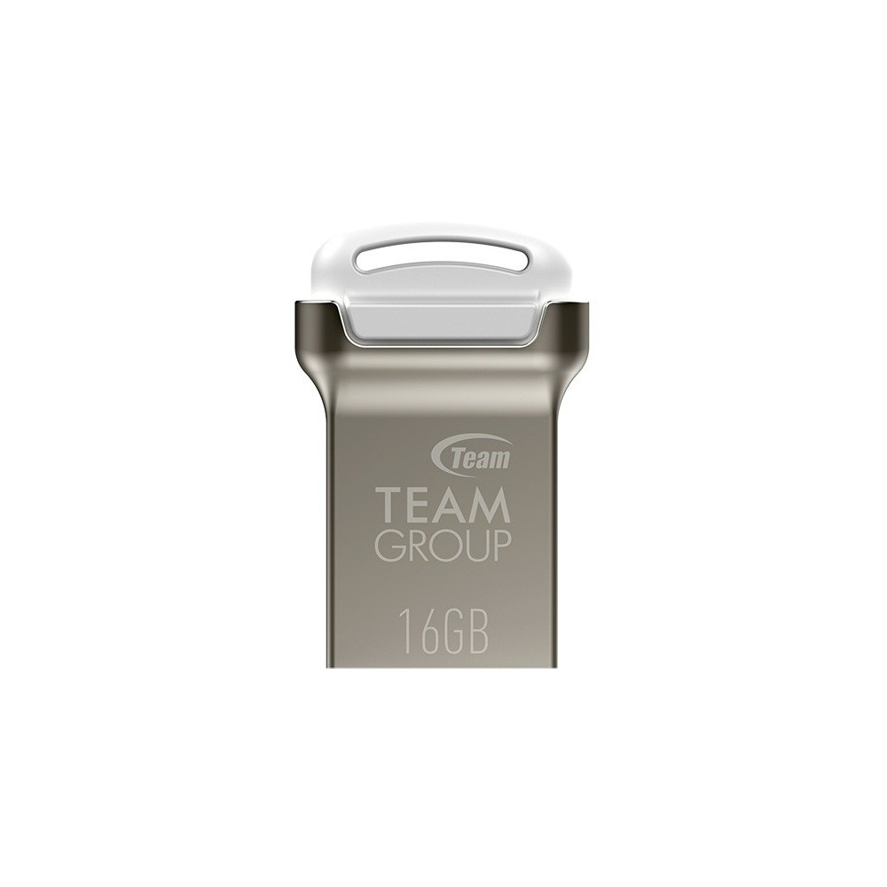 Clé USB 2.0 TeamGroup C161 / 16 Go / Silver & Blanc