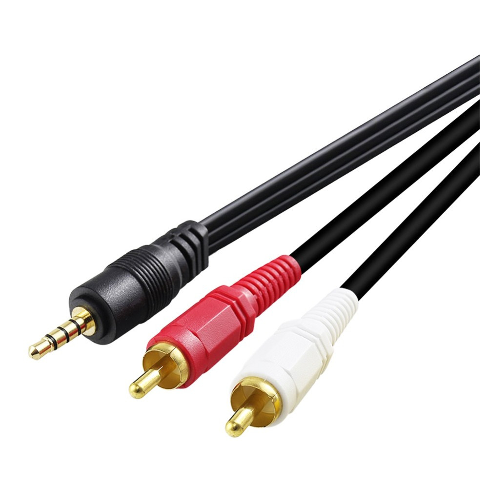 Câble Audio Jack vers 2 RCA 1.5M