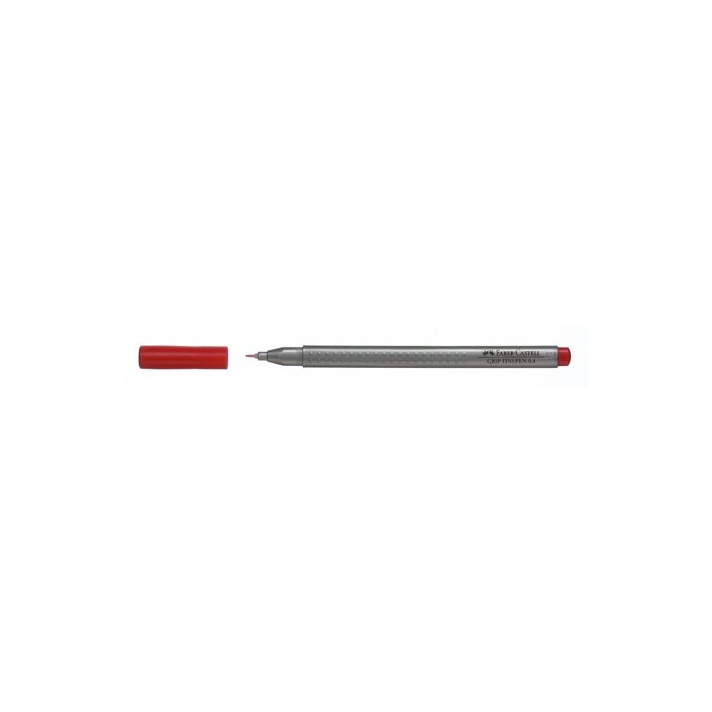 Stylo Feutre Faber-Castell Grip Finepen 0.4 mm / Rouge