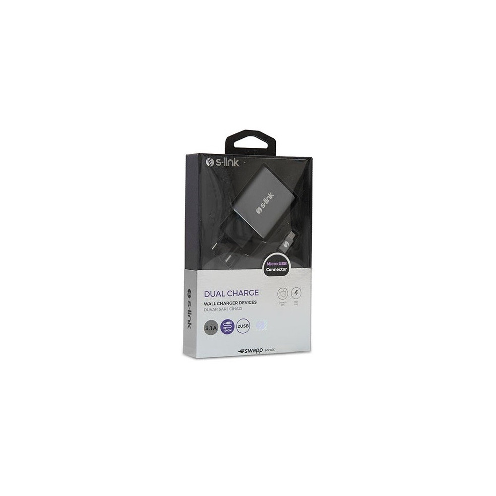 Chargeur Secteur S-link Swapp 3.1A