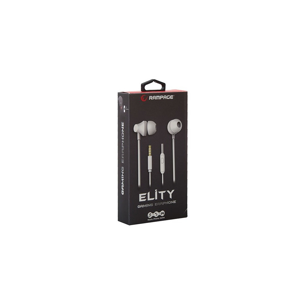 Ecouteur avec Micro Snopy Rampage Elity / Blanc
