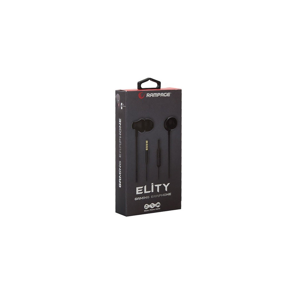 Ecouteur avec Micro Snopy Rampage Elity / Noir
