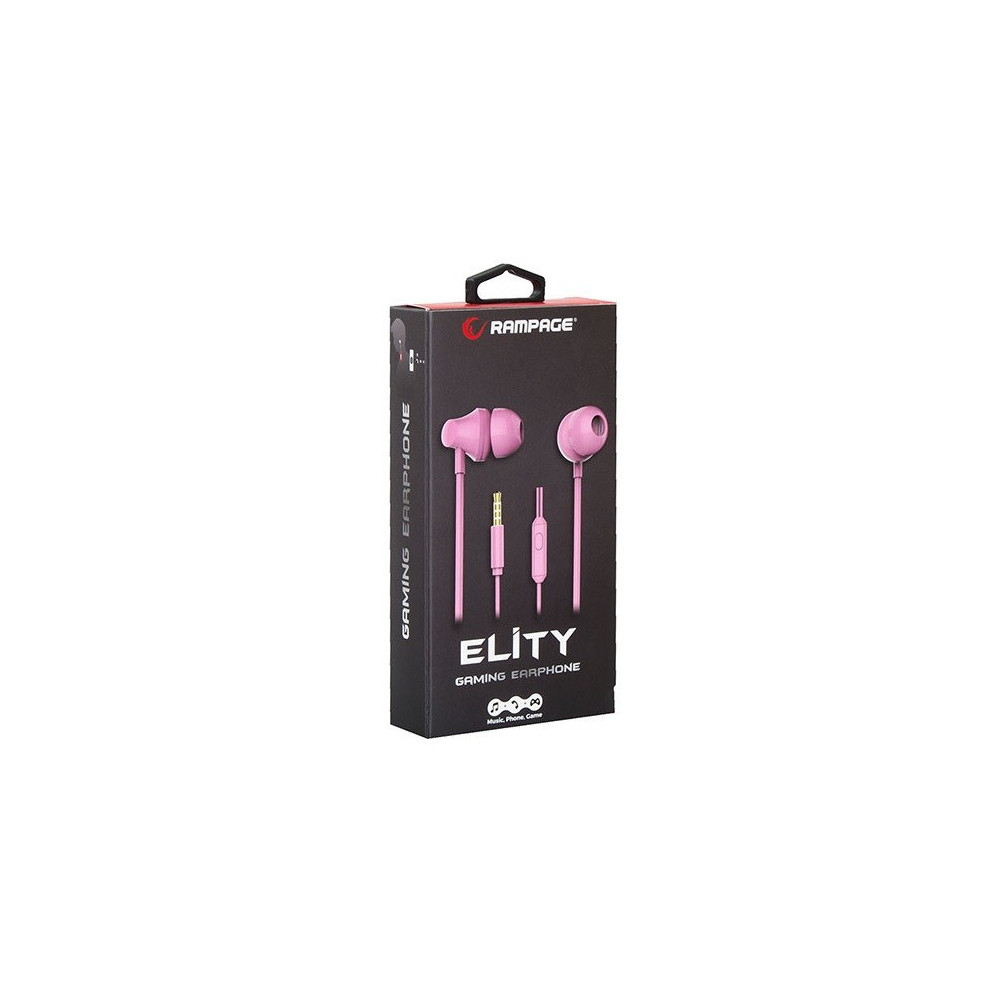 Ecouteur avec Micro Snopy Rampage Elity / Rose