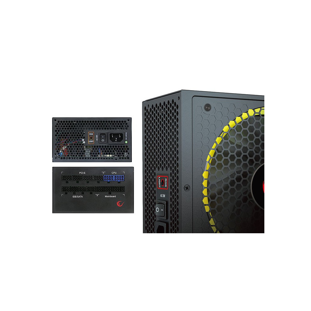 Boite d'alimentation Everest Rampage RGB Modulaire 850W 80+ Gold